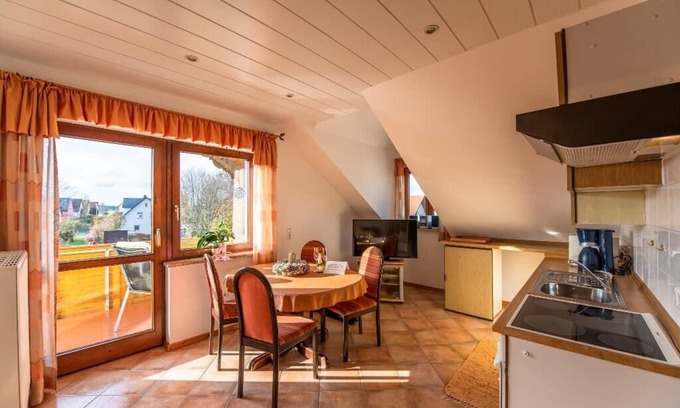 Moosbach Apartment | Quietly located vacation apartment for 2 people with south-facing balcony
