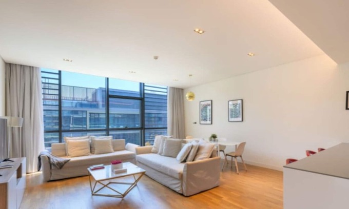 Al Wasl Apartment | Radiant 1 BR in City Walk with Burj Khalifa View