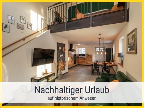 Steinberg Apartment | RamosHansenHof Fewo Hofglück 4Pers mit Hund