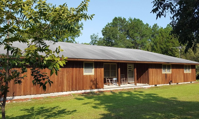 Ashburn House | Ranch Style Cypress House with a View and Catch-N-Release Fishing