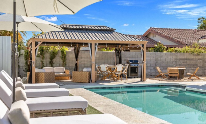 Bermuda Dunes House | Rather Be Desert Getaway: Pool, Hub Tub & Sunshine
