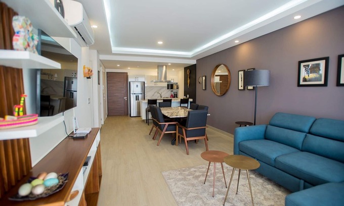 Zapopan Condo | Real View Towers in Real Center Plaza, Delightful 5th floor 1BR, Zona Real,