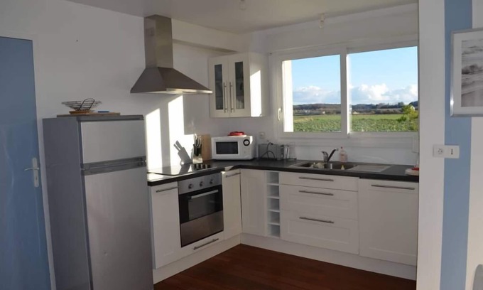 Sibiril House | Recent house with large garden at 700 m. from the small harbour and the beach