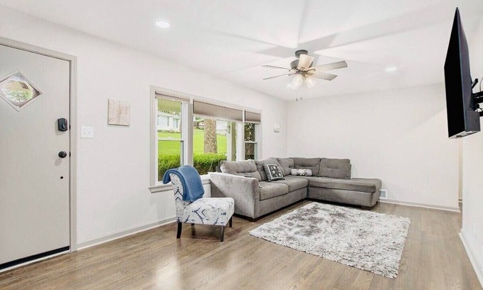 Smithville House | Recently remodeled home with bedrooms and living spaces on the ground floor