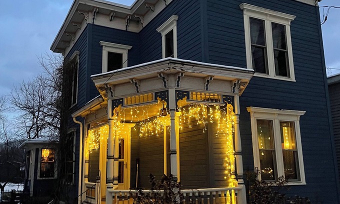 Earlville House | Recharge in a cozy, colorful Victorian home in the Village of Earlville, NY.