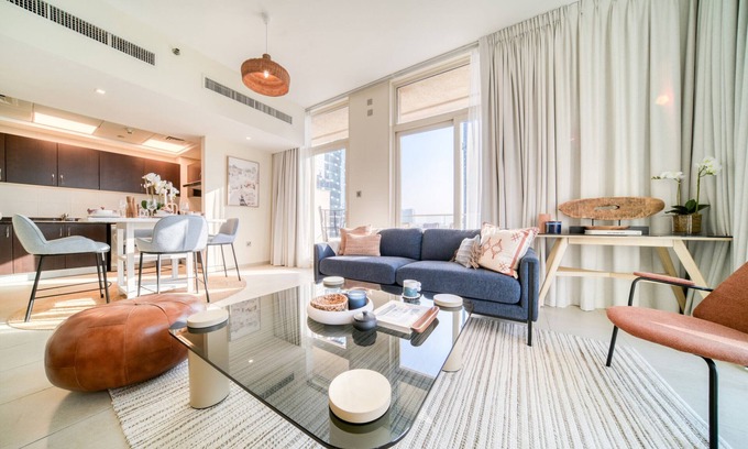 Abu Dhabi Apartment | Reem Island Beach Escape w/Stellar Balcony Views