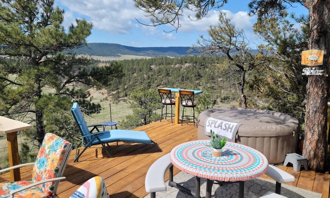 Hot Springs House | Reflection 37ft RV @EvansCliff w/Hot Tub on Deck, Beautiful Canyon Overlook!