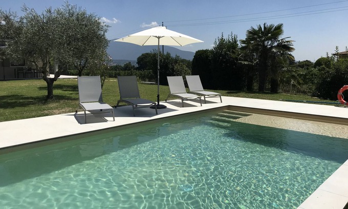 Costermano Ski Chalet | Regarda - "Villa Ida, Rodole unit" with pool and air conditioning