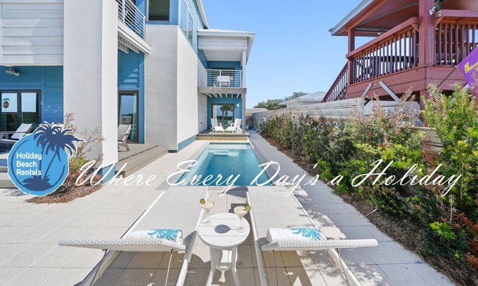 Bid-a-wee Beach House | "Relax N' Unwine" Private Beach Access & Pool
