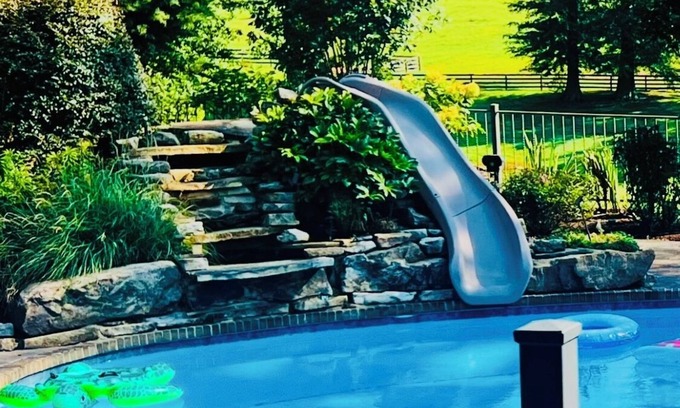 Cullman House | Relax & Reset: Calm Free-Range Hens, Farm Freshness & Poolside Retreat