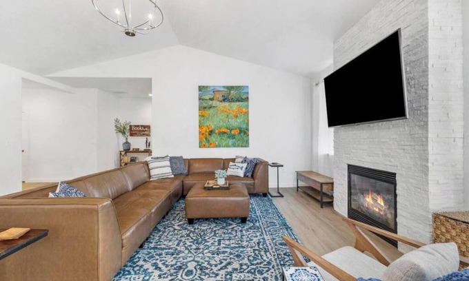 Post Falls House | Relaxing 4-Bed North Idaho Getaway w/Firepit Patio & Community Beach Access