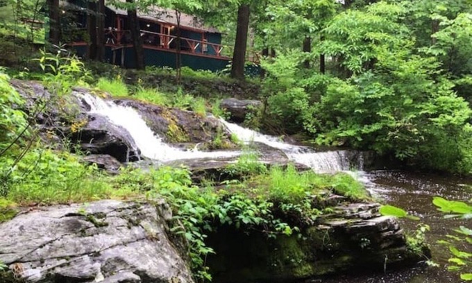Layton Cabin | Remote Waterfall Cabin at Swiftwater Acres