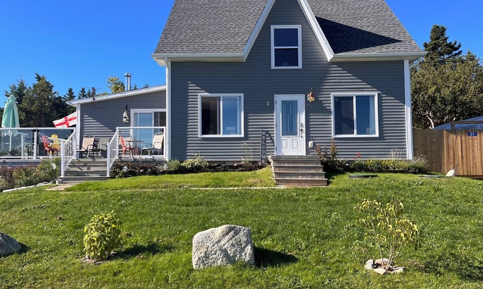 Halifax County House | Renovated 150 year old house, snuggled in the cove with ocean views