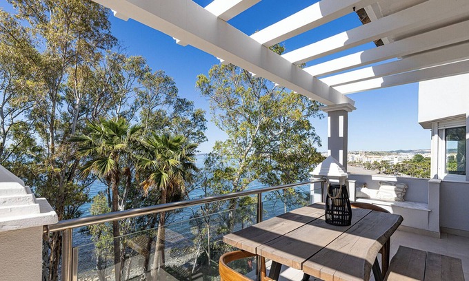 New Golden Mile Apartment | Renovated apartment Amaryllis - with balcony and sea view