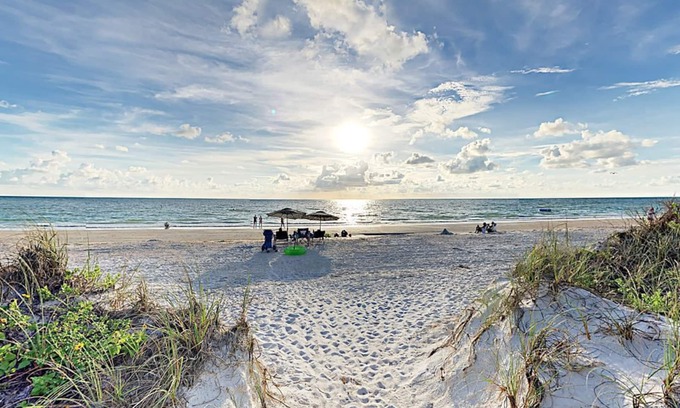 Indian Rocks Beach House | Renovated Coastal Living Inspired Townhouse Beach Steps Away!