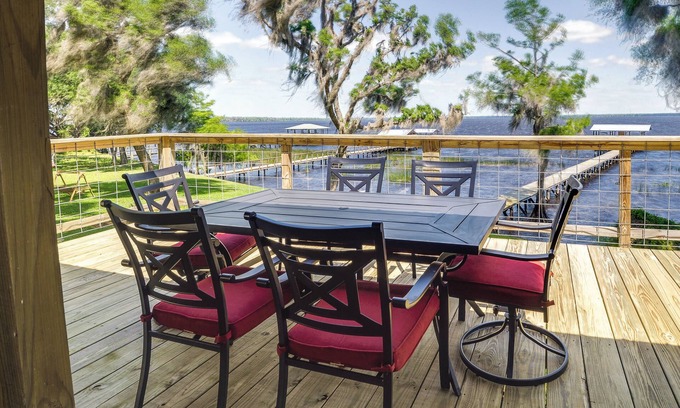 Crescent City House | Renovated Crescent Lake Escape w/Waterfront Deck!