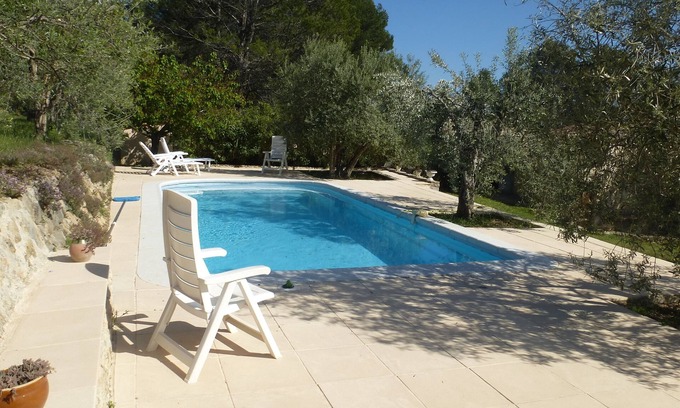 Flayosc House | Rental house with private pool on land of olive trees Flayosc