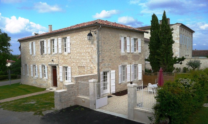 Tournecoupe Cottage | Rental Stone House Tournecoupe Gers Lomagne 7 people heated pool