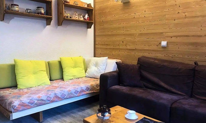 Les Avanchers-Valmorel Apartment | Residence Ruelle - La Rue 13 - Nice 2 rooms, skis to the feet, near pedestrian street