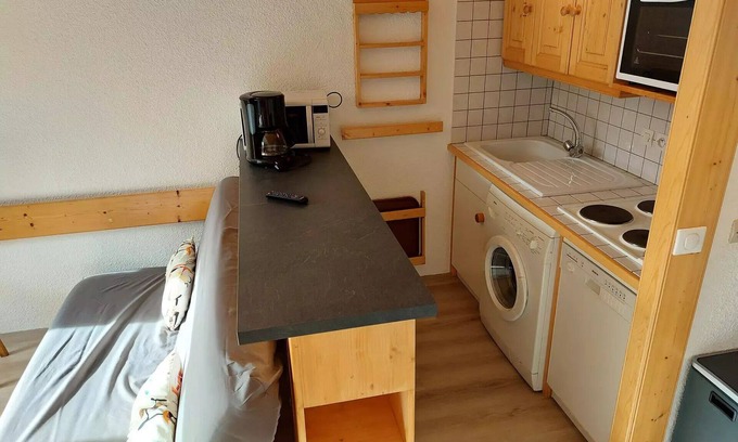 Arc-1800 Apartment | Residence Aiguille Grive Bat I - 4 room duplex apartment for 10 people in Arc 1800 in the village of Charmettoger, at the foot of the slopes