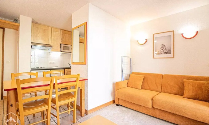 Aussois Apartment | Residence Les Flocons D'argent - 2 Rooms for 4 People
