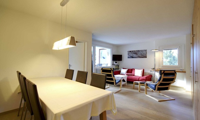 Sils-Maria Apartment | Residenza Lagrev - 2 room flat no. 102 - type 21A - 1st floor - south