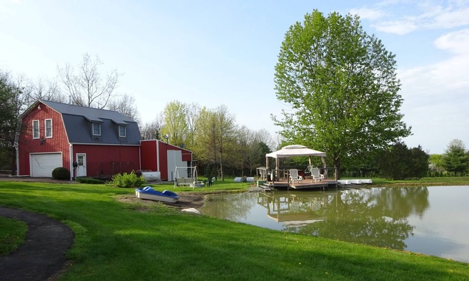 Livonia Center Apartment | Rest and relax- great view of Hemlock hills and surrounding area.