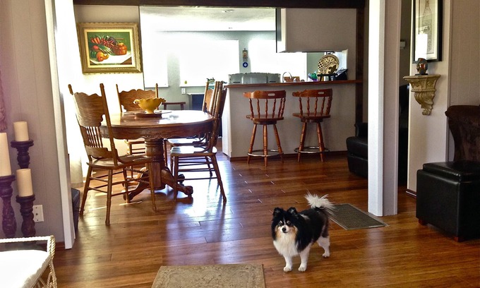 Lyle House | River views! Sleeps 6, walk to Wine, Hiking and Sandbar - Dogs Welcome!