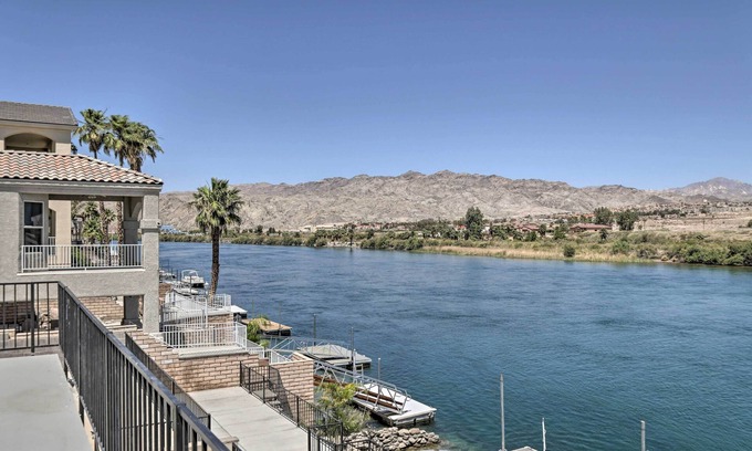 Holiday Shores House | Riverfront Bullhead City Home w/Private Dock