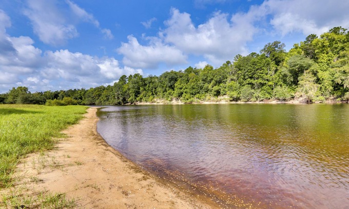 Telogia Cabin | Riverfront Florida Escape w/Grill & Fire Pit!