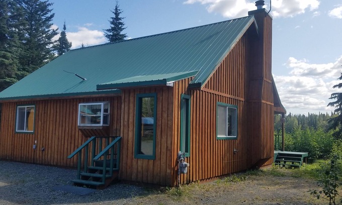 Funny River House | Riverfront Keaira Cabins in Kenai