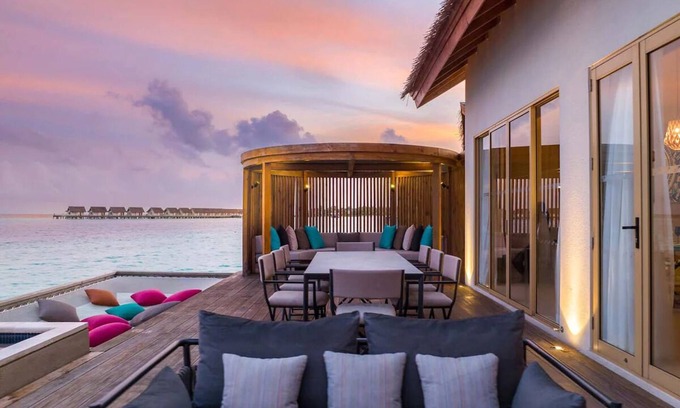 Farukolhufushi Island House | Rock Star Overwater Villa, Hard Rock Hotel, Outdoor Deck, 2 Bedrooms