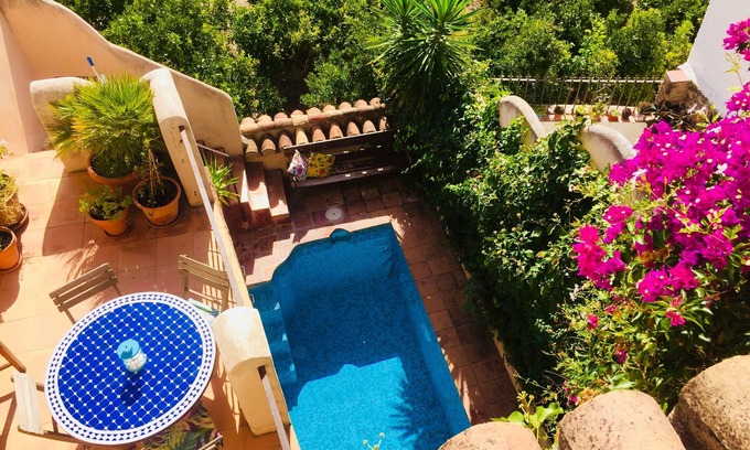 El Valle House | Romantic, Moorish house, pool, views, terraces - Lecrin Valley, south of Granada