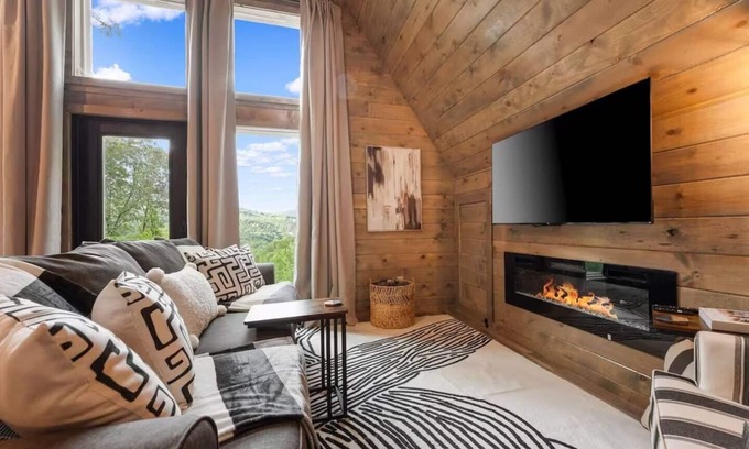 Jasper Cabin | Romantic Sunsets Couples A Frame H/T Buffalo River