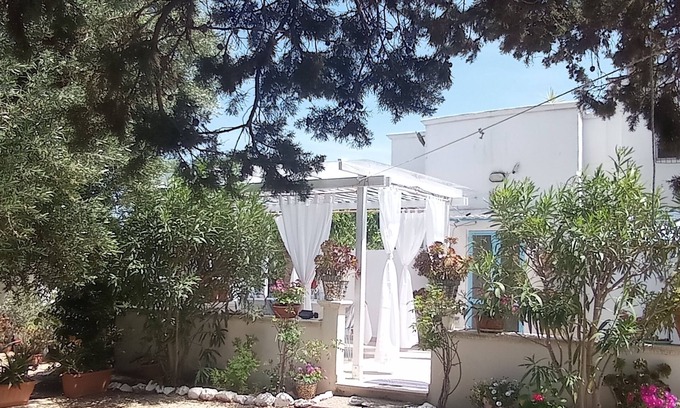 Carovigno Cottage | Romantic Trullo for 2/3 sea view pool Wifi, wonderful peaceful garden