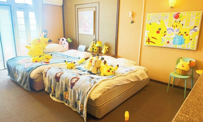 Yoshioka Hotel | Room 403 Pikachu Family Room Luxury BBQ Plan Charb/Kitagunmagun Gunma
