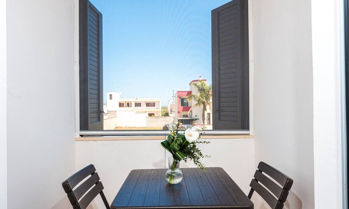 Cocumola Apartment | Room 'Angeli Nel Salento - Room 7' with Private Terrace, Wi-Fi and Air Conditioning