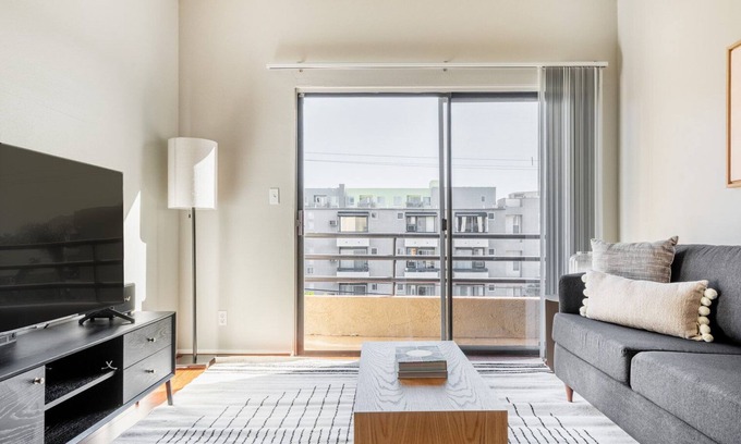 NoHo Arts District Apartment | Roomy North Hollywood 2BR w/Gym & Pool, near TJ & Shops, by Blueground
