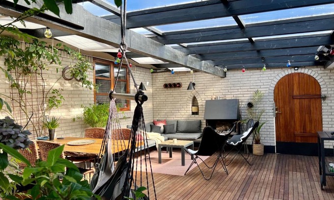 Billund Apartment | Rosengren Residence, Fireplace & barbecue