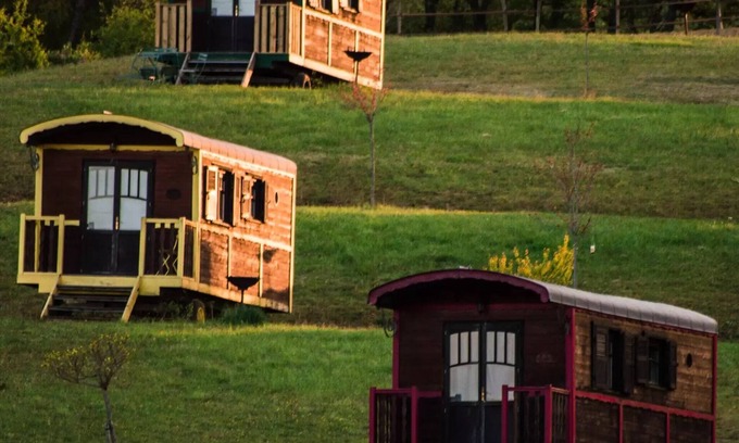 Estipouy Cabin | Roulotte Cottage 5 Personen