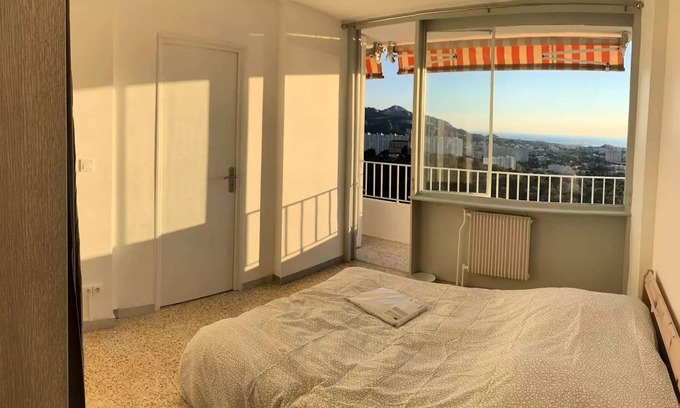 La Panouse Apartment | Rouviere Residence - Large apartment sea view small budget