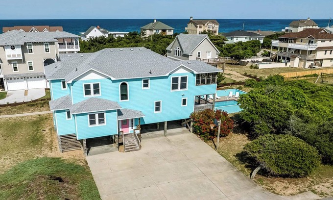 Southern Shores House | Rumor Has It | 350 ft from the beach | Private Pool, Hot Tub | Southern Shores