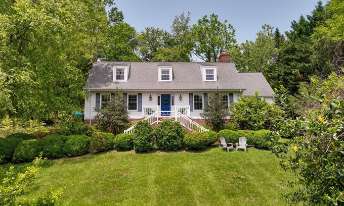 Orange House | Rural and Spacious Virginia Home on ~ 2 Acres!
