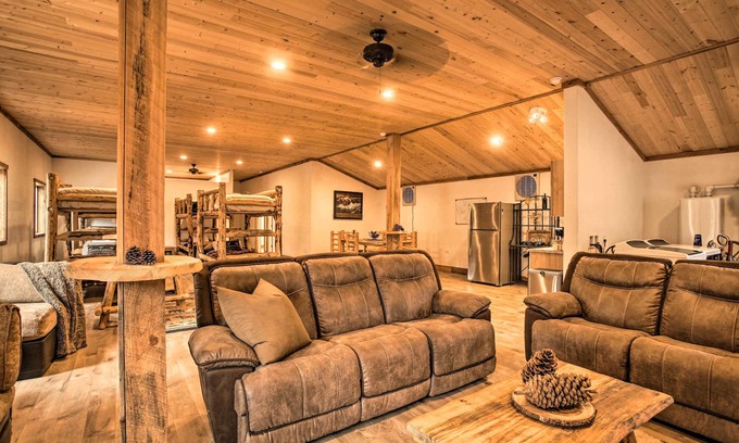 Kettle Falls House | Rural Kettle Falls Bunkhouse w/Airstrip & Trails!