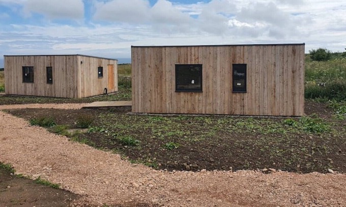 St. Andrews Cabin | Rustic cabin 1, sea views from rewilded farm