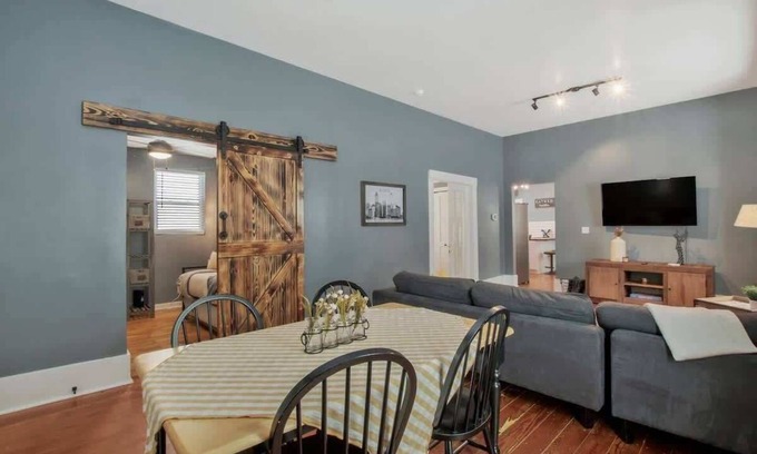 Wichita House | Rustic Retreat - Cute and Cozy! Centrally Located