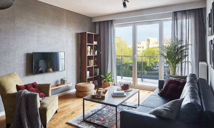 Zoliborz Apartment | Rydygiera 6 Elegant Apartment Parking