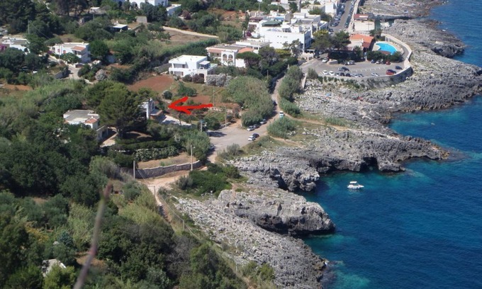 Marina Serra Apartment | Salento - Studio apartment in villa by the sea