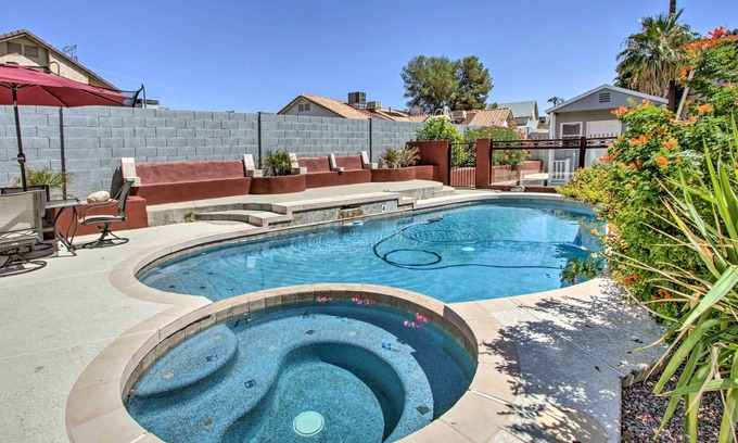 Adobe Hills House | Saltwater Pool & Hot Tub: Glendale Oasis