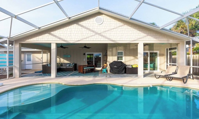 Ponce Inlet House | Sandcastle Harbor Pool & FirePit